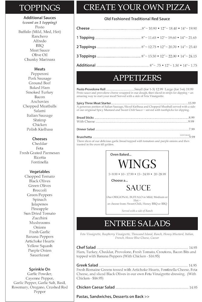 Sir Pizza of Bellevue Menu image 3